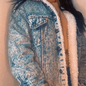 Vintage Levi jacket with Sherpa.